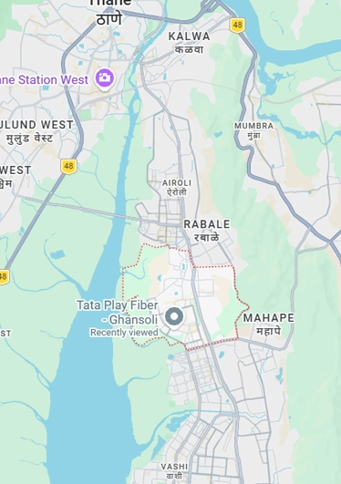 Tata Ghansoli Strategic Location Advantage and IT Corridor Transit Map